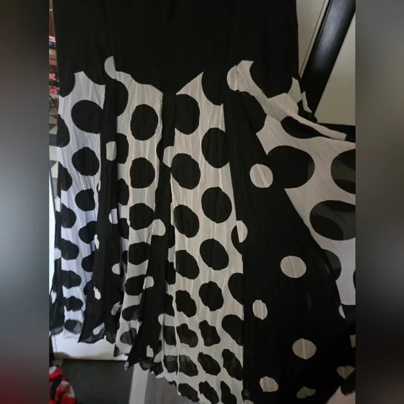 Vasna Black and White Polka Dot Dress - Picture 2 of 3